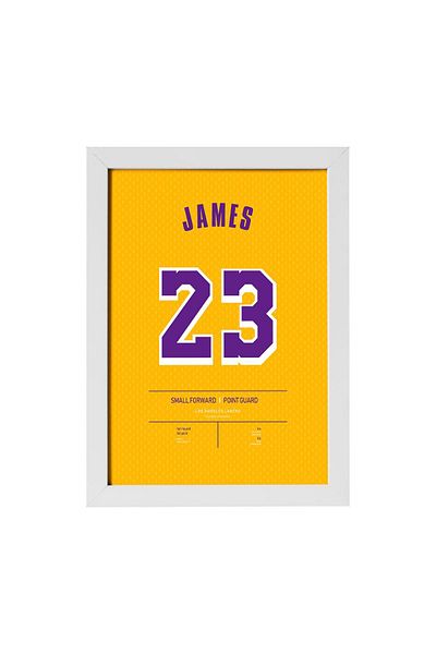 KAYNOCK Poster Lebron James, Los Angeles Lakers, Design digital