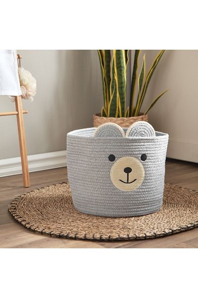 Home Box Ron Taurus Puppy Cotton Storage Basket - 32x27 cm