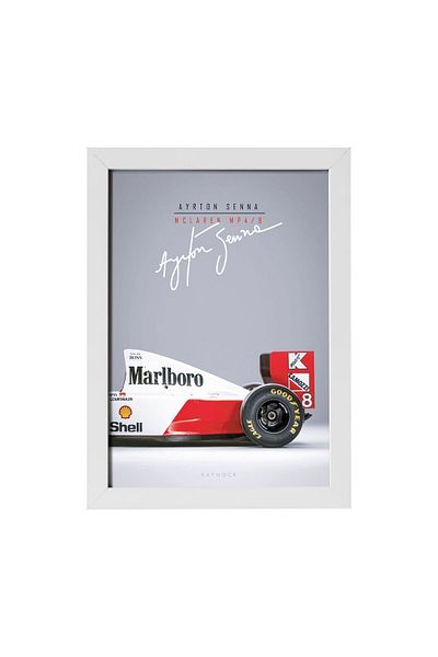 KAYNOCK Ayrton Senna Mclaren, Formula 1, F1 Poster Painting