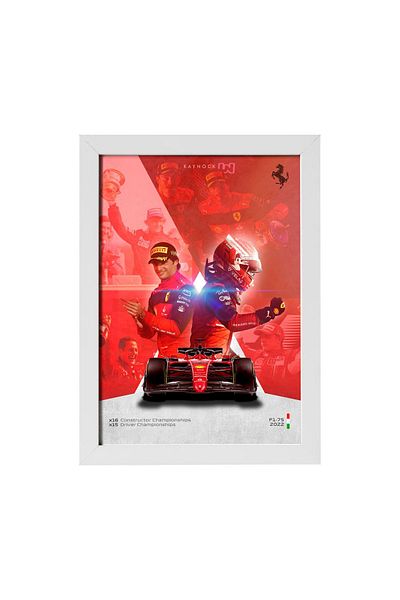 KAYNOCK Scuderia Ferrari, Charles Leclerc, Carlos Sainz, Formula 1, Πίνακας αφίσας F1