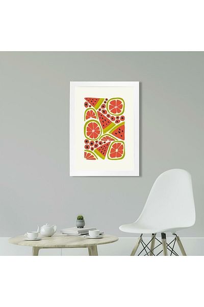 KAYNOCK Cârnați, Fructe, Minimalist, Decor pentru casă, Decorare cafenea Bucătărie Poster Pictură