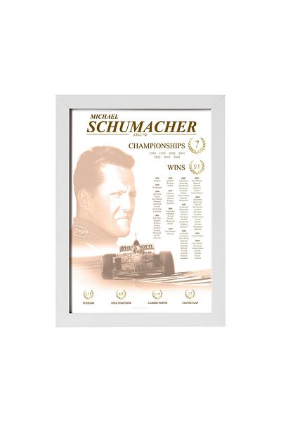 KAYNOCK Michael Schumacher Legend, Ferrari, Formula 1, F1, Ψηφιακός Σχεδιασμός Ζωγραφικής Αφίσας