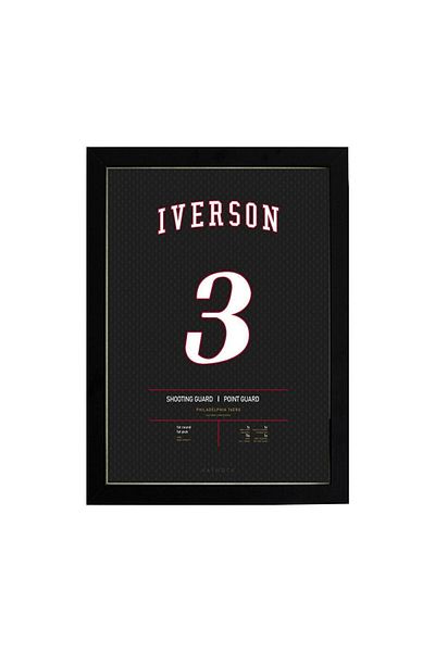 KAYNOCK Allen Iverson, Philadelphia Sixers, baschet, pictură poster Nba