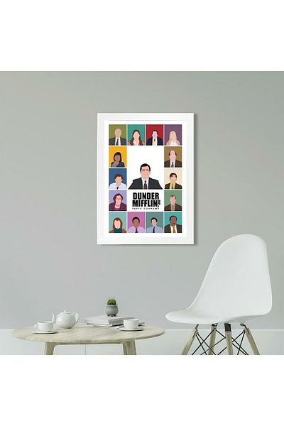 KAYNOCK The Office, Michael Scott, Dunder Mifflin, Poster Painting Digital Design Painting