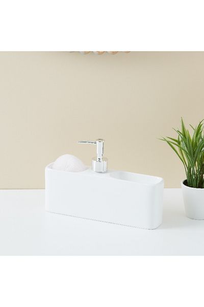 Home Box Mica Soap Dispenser with Compartment
