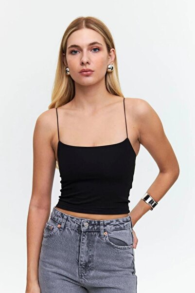 EFT İp Askılı Crop Top Büstiyer Atlet