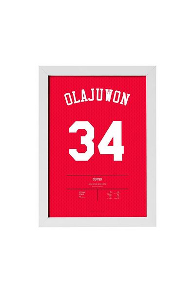 KAYNOCK Hakeem Olajuwon, Houston Rockets, baschet, pictură poster Nba