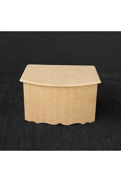 Altınyapı Hobi Market BOOMED FOLDED SEWING / MAKEUP BOX MDF UNPAINTED