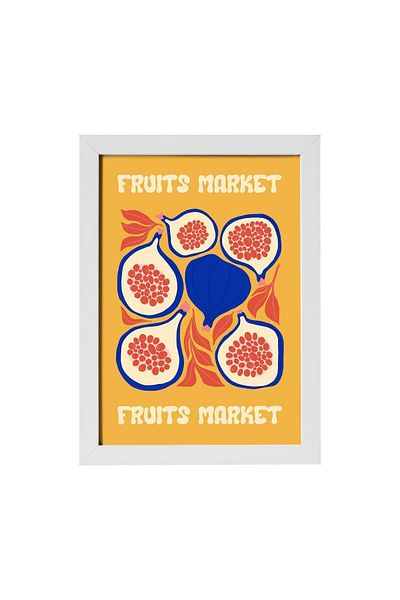 KAYNOCK Pictură Poster Fig, Fructe, Minimalist, Decorare pentru casă, Poster pentru decorare cafenea bucătărie