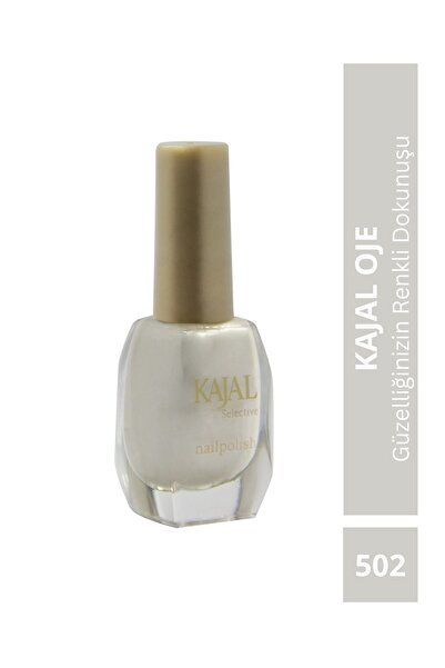 KAJAL İnci Beyazı Oje - Pearl White Nail Polish - No: 502