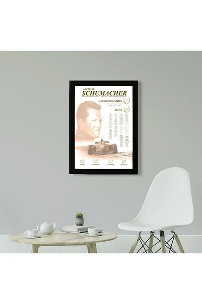 KAYNOCK Michael Schumacher Legend, Ferrari, Formula 1, F1, Poster Tablo Digital Design