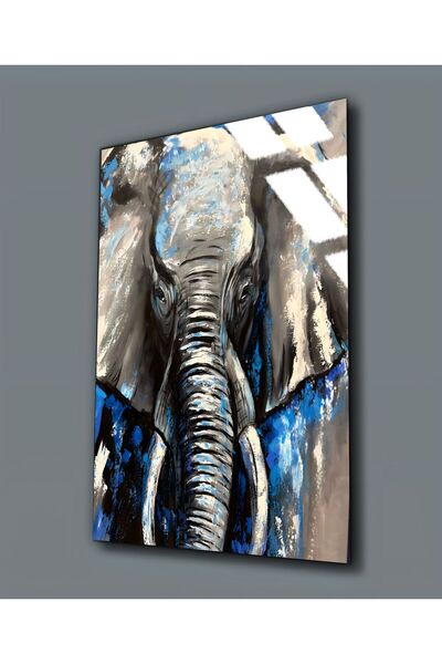 Harikabirev HARİKABİREV | STICLA INERABLE (TEMPERATA) TABLOR DE ELEFANT ALBAS...