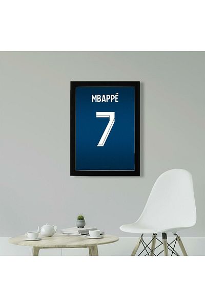 KAYNOCK Kylian Mbappe Jersey, Paris, Football Jersey Poster Painting Digital Design Painting