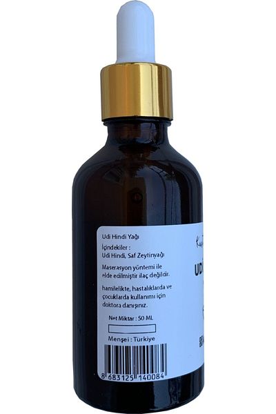 ketbox 50 ml Natural Pure Udi Turkey Oil Without Additives