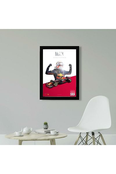 KAYNOCK Max Verstappen 33 Red Bull Poster Painting, Formula 1, F1, Poster Painting Design digital