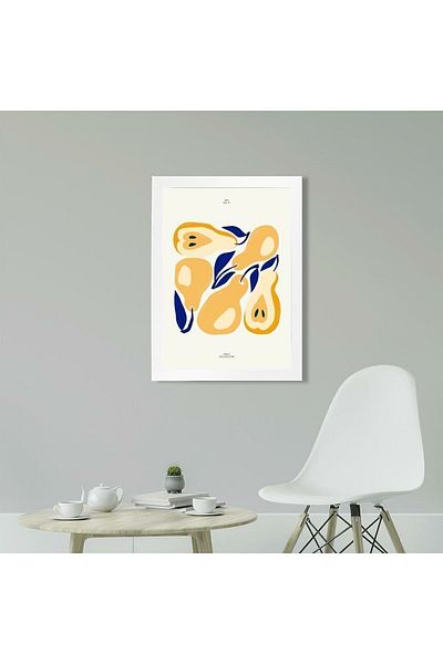 KAYNOCK Pere, Fructe, Minimalist, Decor pentru casa, Decor pentru cafenea de bucatarie Poster Tablo
