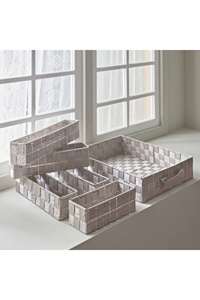 Home Box Strap 6-Piece Organiser Basket Set