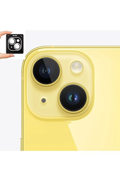 Evax (SAFİR) Iphone 14 / 14 Plus Uyumlu Kolay Kurulum Aparatlı Safir Kamera L...