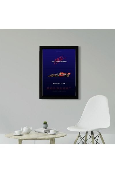KAYNOCK Max Verstappen Rb16b, Formula 1, F1, Red Bull, Poster Painting Digital Design Painting