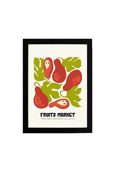 KAYNOCK Fruits Market 2, Fructe, Minimalist, Decor pentru casa, Decor pentru cafenea de bucatarie Poster Tablo