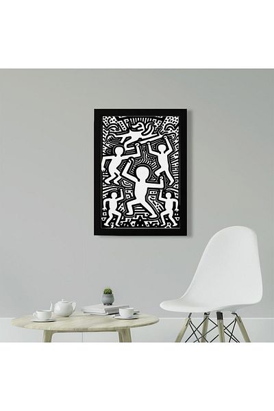 KAYNOCK Pictură poster Keith Haring Style Minimal D20