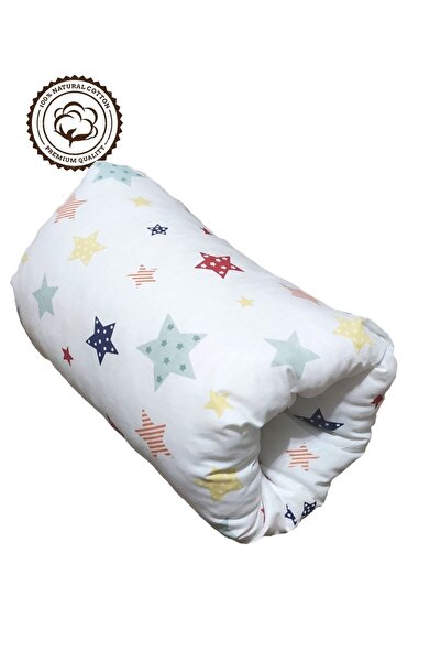 BeybiNest Πρακτικό μαξιλάρι υποστήριξης θηλασμού 100% οργανικό βαμβάκι Πολύχρωμο μαξιλάρι θηλασμού με αστέρια