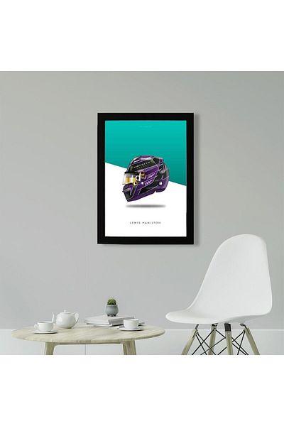 KAYNOCK Pictură poster Lewis Hamilton, Mercedes Formula 1, pictură cu design digital