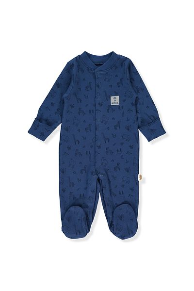 Bebetto Organic Interloq Jumpsuit with Booties - T3666