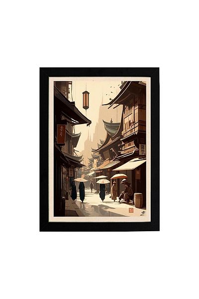 KAYNOCK Винтидж Токио, Плакатна живопис, Дигитален дизайн, Живопис