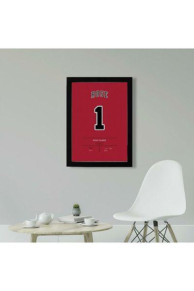KAYNOCK Derrick Rose, Chicago Bulls, baschet, pictură poster Nba