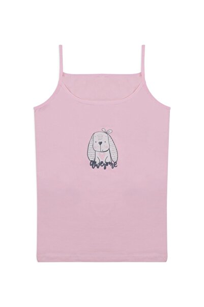 koza iç giyim Girl's 3-Piece Cute Dog Patterned Tank Top