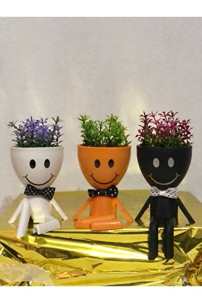 paris dünyası 3 Lü Plastik Dekoratif Adam