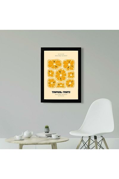 KAYNOCK Orange, Fruit, Minimal, Home Decoration, Kitchen Cafe Decoration Poster Painting