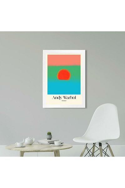 KAYNOCK Andy Warhol Sunset 5, Modern, Artă contemporană, Artă, Poster Pictură Design digital