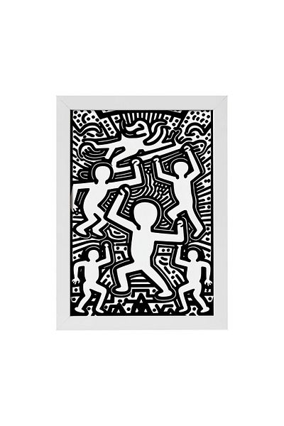 KAYNOCK Pictură poster Keith Haring Style Minimal D20