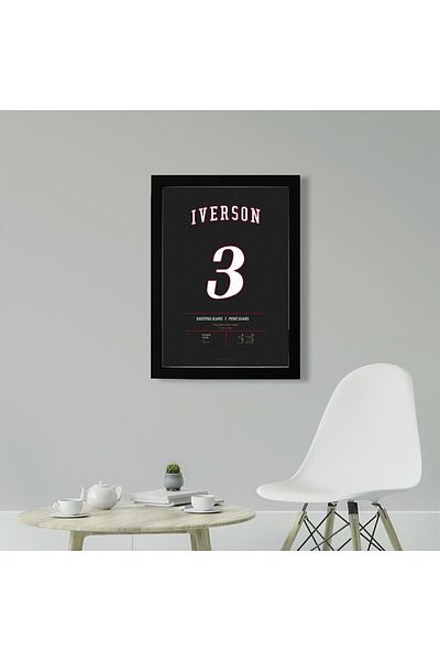 KAYNOCK Allen Iverson, Philadelphia Sixers, baschet, pictură poster Nba