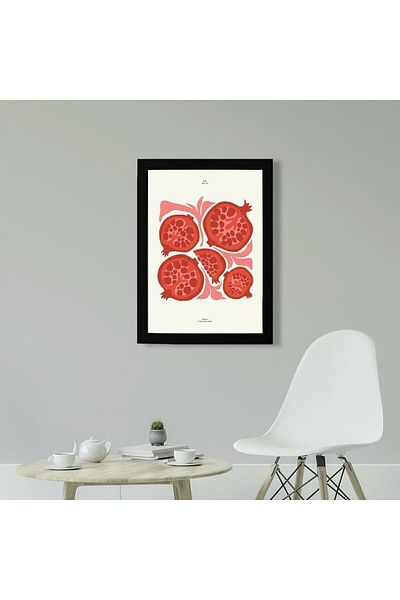 KAYNOCK Rodie, Fructe, Minimalist, Decor pentru casa, Decor pentru cafenea de bucatarie Poster Tablo