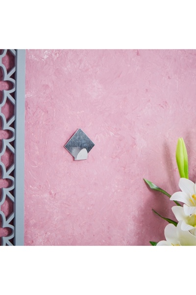 Home Box Diamond Shaped Self-Adhesive Metal Hook