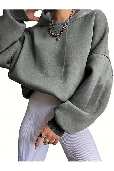 Know Γυναικείο φούτερ Smoked Hooded Pocketless - 3 κλωστές