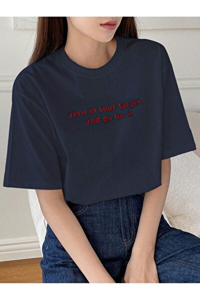 Know Women's Laci Zero In Your Target Printed Oversize T-Shirt