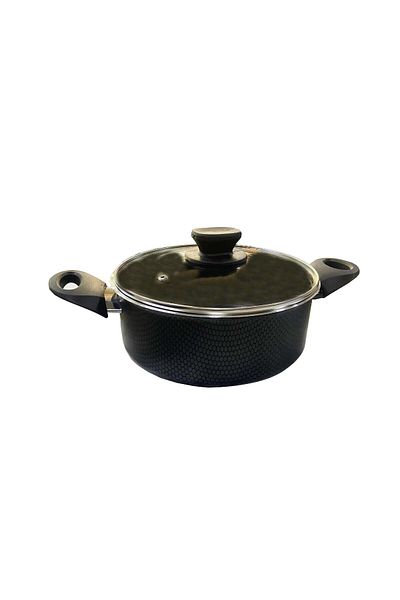 Mehtap 24 cm Honeycomb Pattern Teflon Pot - 2 mm