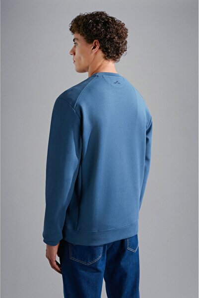 PAUL&SHARK MEN'S KNITTED SWEATSHIRT C.W. COTTON