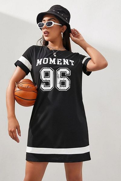 Know Γυναικείο Φόρεμα Black Moment 96 εμπριμέ μπλουζάκι