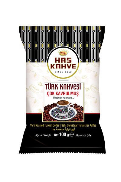 Has Kahve Very Roasted Has Turkish Coffee 100 Gr