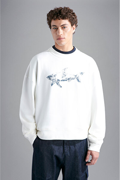 PAUL&SHARK MEN'S KNITTED SWEATSHIRT C.WCOTTON