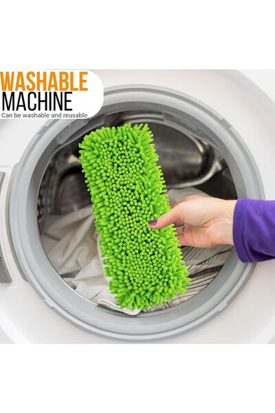 Elefan Purino Makarna Mop Seti Duvar Yüzey Islak Kuru Kullanım Teleskopik Sap Mikrofiber Paspas Pembe