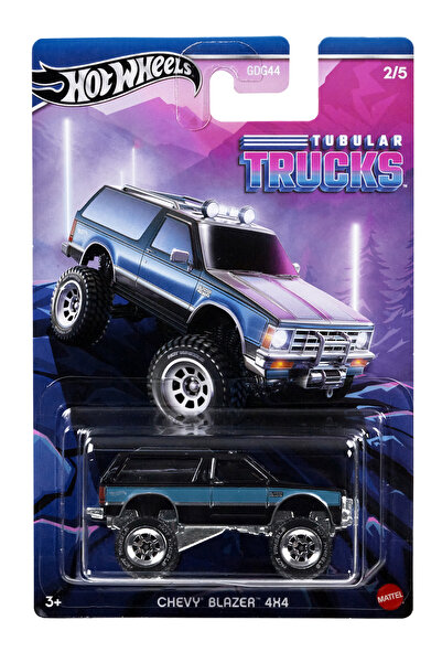 HOT WHEELS Uzun Kart Tubular Trucks Chevy Blazer 4x4