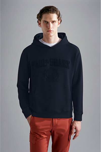 PAUL&SHARK MEN'S HOODED SWEATSHIRT