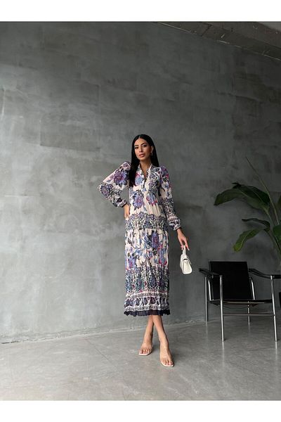 Know Purple Chiffon Lined Dress