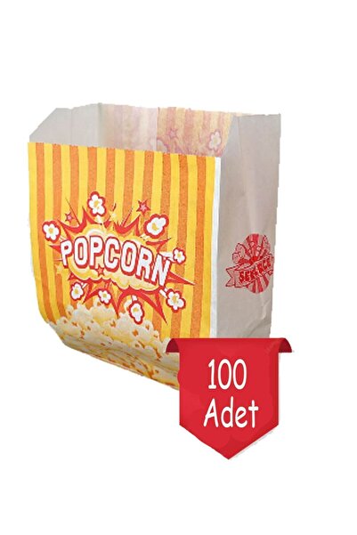 ŞEKERCE Patlamış Mısır Kese Kağıdı 100 Adet Küçük Boy M
